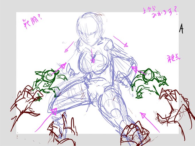 ちょっと視点を上下させる感じはどうですかね?調教時は上から視点で戦闘時は下から視点みたいなね? 