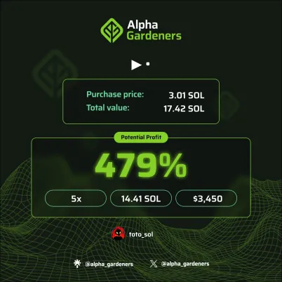 Toto___Sol's tweet photo. At this point I don't even know what to tweet besides my pnl is up only.

#AlphaGardenersOnTop https://t.co/7TU7dQHJYs
