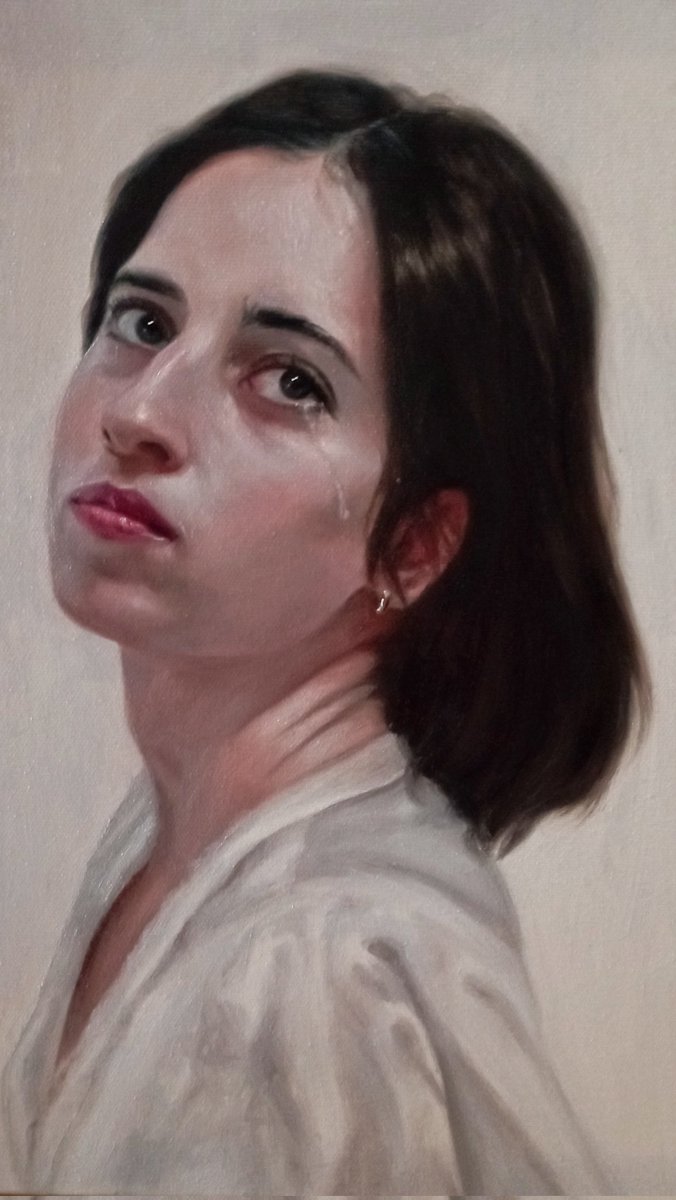 "Háblame de la luz" óleo sobre lienzo, 48x36cm.