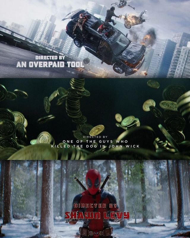MCUFilmNews's tweet photo. Director Credits for the Deadpool Trilogy! https://t.co/7Fjded9ZFg