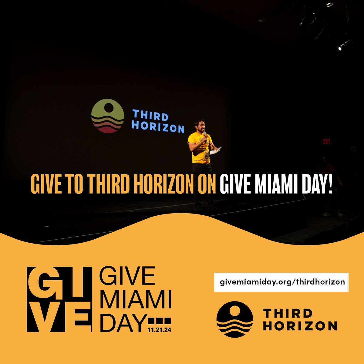 This Give Miami Day Give to Third Horizon. From now until #GiveMiamiDay November 21, you can make a donation at: givemiamiday.org/organization/t…

Every donation helps us to qualify for the Miami Foundation’s special Bonus Pool for non-profits, making your contribution go even further.