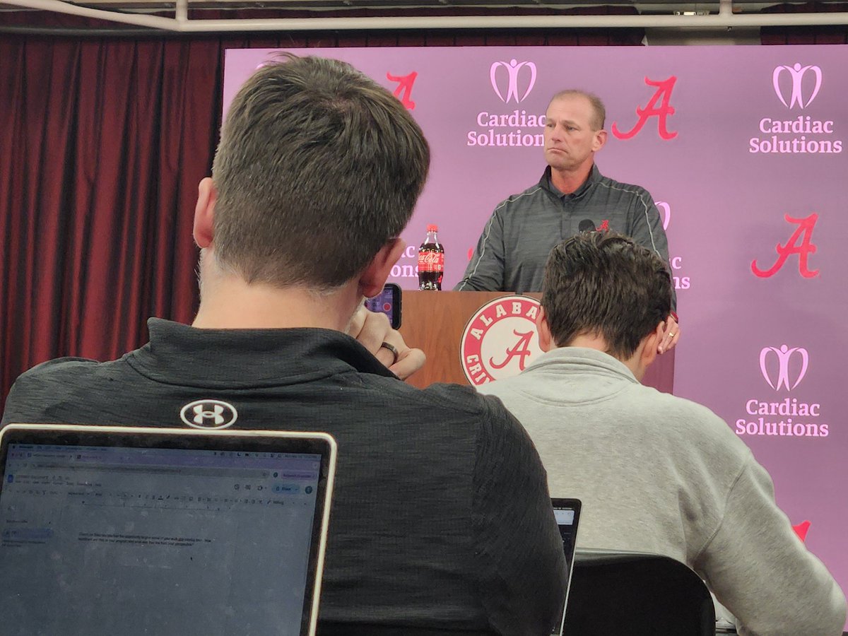 Stu McCann (@stu_mccann) on Twitter photo Alabama HC Kalen DeBoer on OL William Sanders (Brookwood HS) getting opportunity to play 1st snaps vs Mercer:
"Cool thing is, he was just as excited to see other young guys get opportunity to play"
Adds Sanders works hard & is getting stronger
<a href="/garyharris_wvua/">Gary L. Harris</a> Alabama HC Kalen DeBoer on OL William Sanders (Brookwood HS) getting opportunity to play 1st snaps vs Mercer:
"Cool thing is, he was just as excited to see other young guys get opportunity to play"
Adds Sanders works hard & is getting stronger
<a href="/garyharris_wvua/">Gary L. Harris</a>