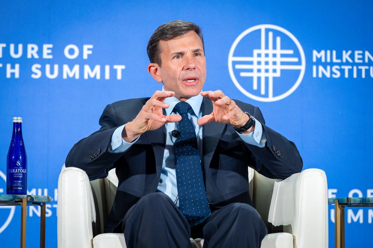 IAmBiotech's tweet photo. “Nature is not cruel—just brutally random...The days of a doctor saying ‘there is nothing we can do' is just not acceptable anymore," says BIO's President & CEO John F. Crowley at #MIHealthSummit.
Read more about the panel on https://t.co/9hOxRo6BPd: https://t.co/Itq5CBcxOT https://t.co/cfuCnbvlDC