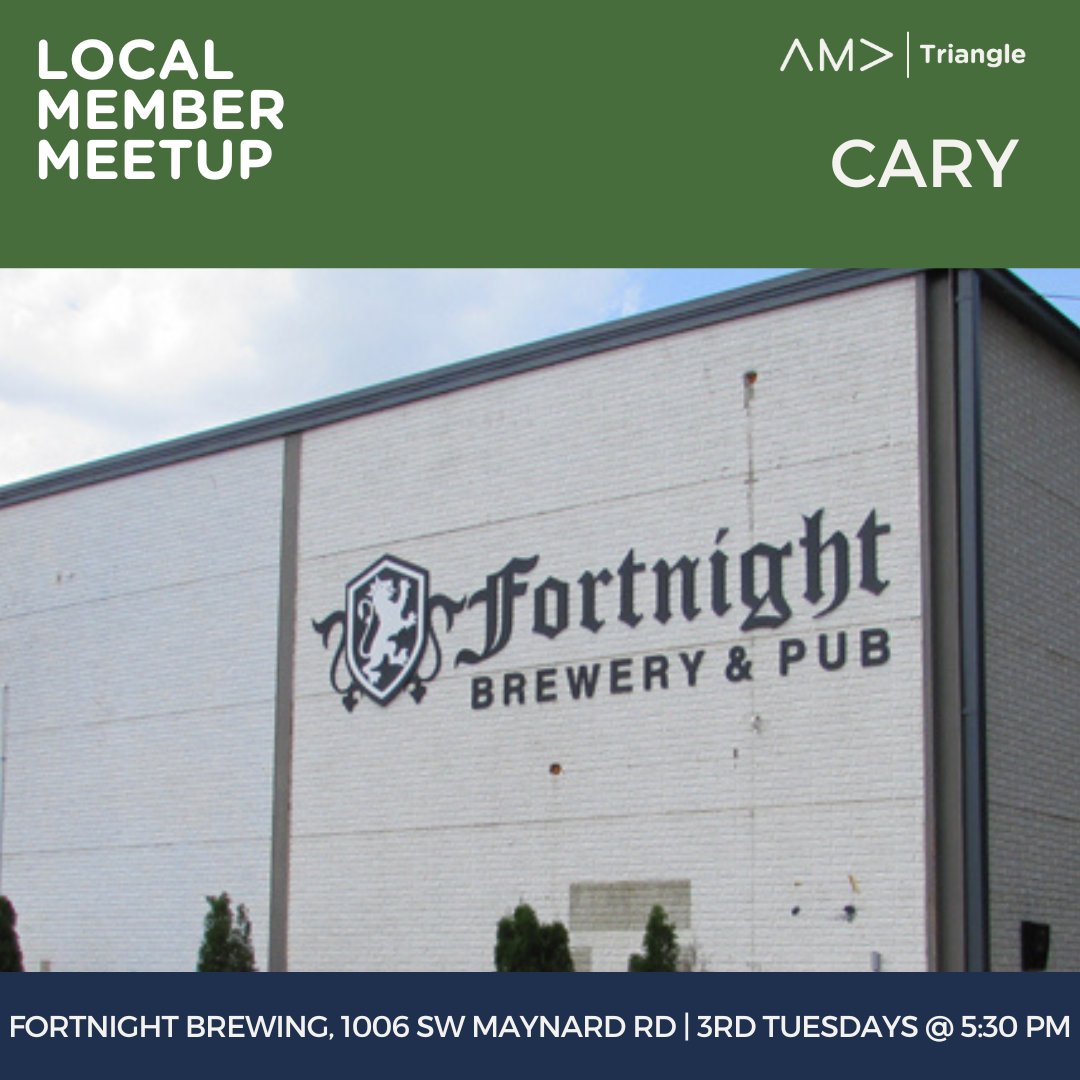 Connect with Cary's leading marketing professionals at Fortnight Brewery! Build valuable connections and mingle with industry leaders in a laid-back atmosphere. Don’t miss out. Join us tomorrow evening: loom.ly/FXM8_H8 #marketingcommunity