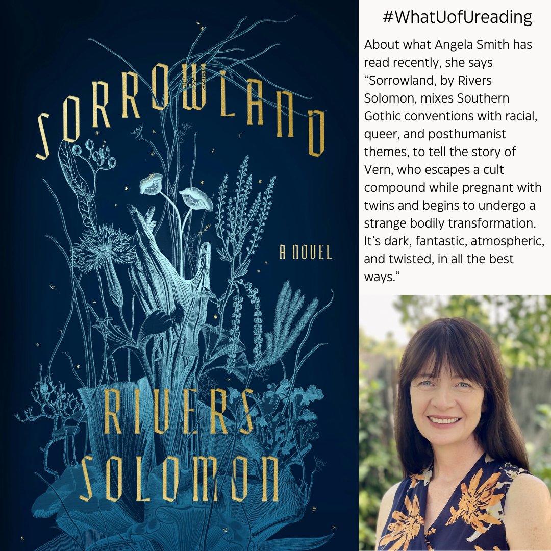 Angela Smith recently read Sorrowland by Rivers Solomon. Join our raffle to win this book, and all other faculty reads this semester by posting about what you're reading with the hashtag...
#whatuofureading