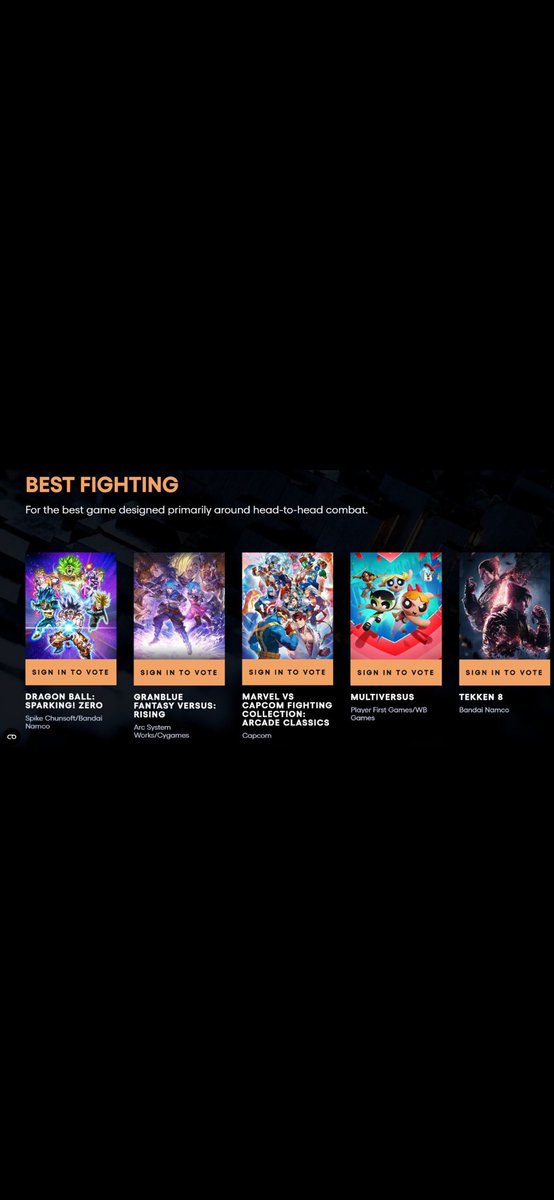 Tekken clears with grand blue fantasy runner up (iykyk) and multi last place got it .