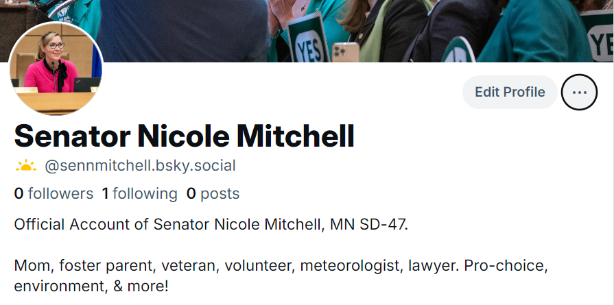 Sen_NMitchell's tweet image. Join me over on @bluesky to stay up-to-date on all of my legislative work for District 47!
bsky.app/profile/sennmi…