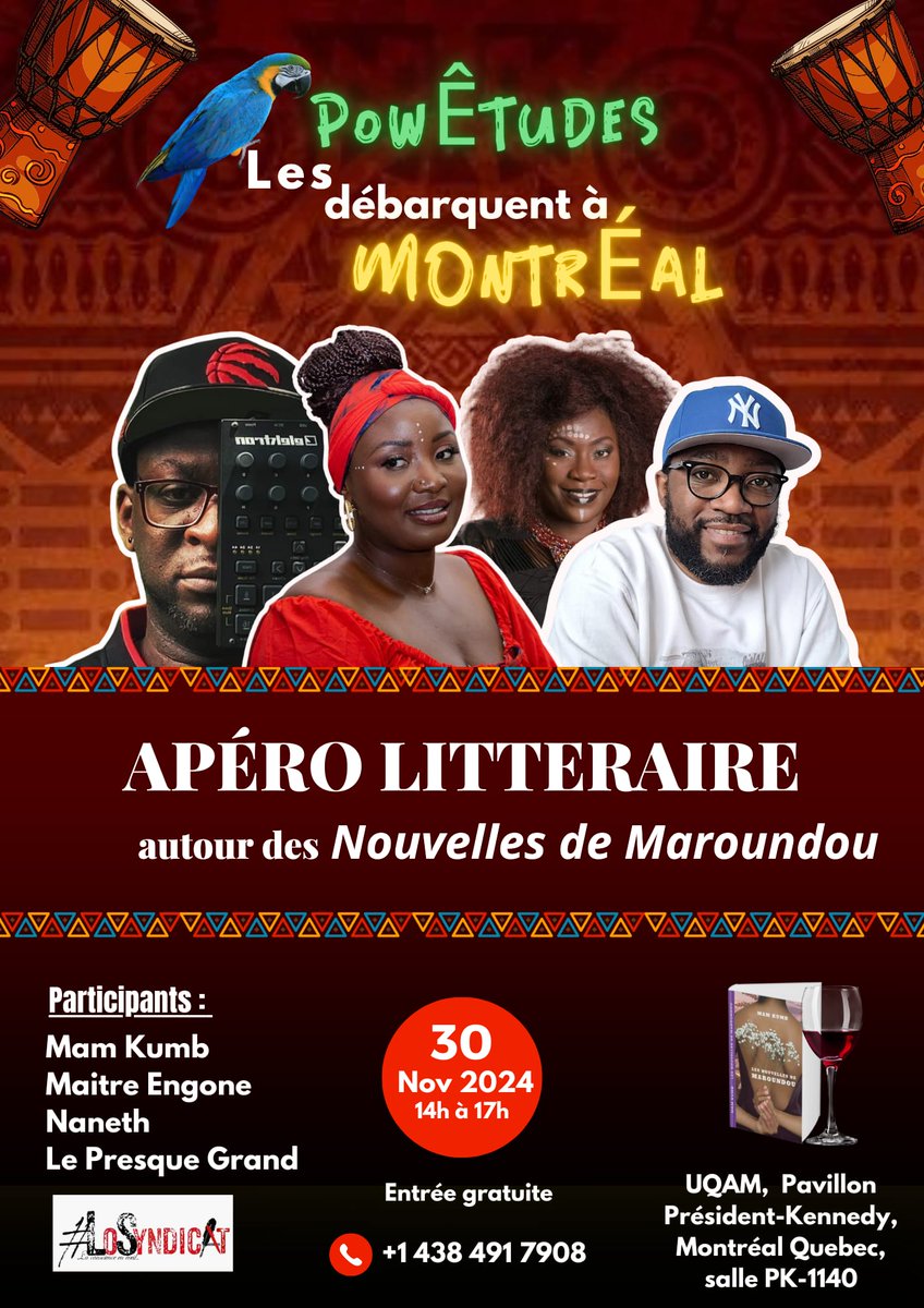 LepresqueGrandB's tweet photo. #LoSyndicat
#Gabon #LitteratureGabonaise https://t.co/VVnxb68NIu