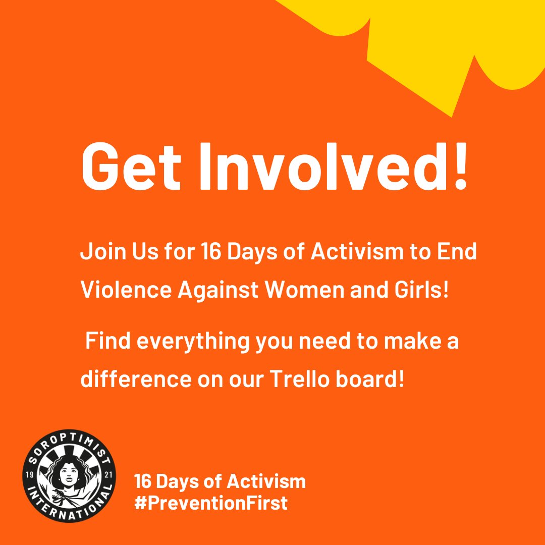 Ready to make an impact this 16 Days of Activism? 💪 Access our Trello board for resources, social media graphics, and tips to raise awareness and prevent Violence Against Women and Girls. Together, we can drive change. 

ow.ly/GvU950U93bP