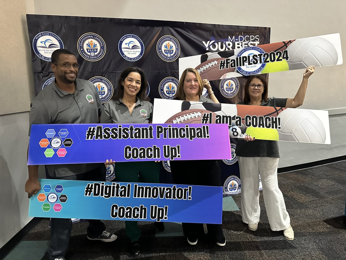 We are a Team! Coach Up! <a href="/phyllisrmiller_/">Phyllis Ruth Miller Elementary School</a>  ready for PLST strategic planning <a href="/mdcps_profdev/">Mdcps_ProfDev</a>  <a href="/SuptDotres/">Jose L. Dotres, Ed.D.</a> <a href="/MsSwainCRO/">MsSwain_CRO</a> <a href="/CROEAcosta/">Eric Acosta, Ed.D.</a>