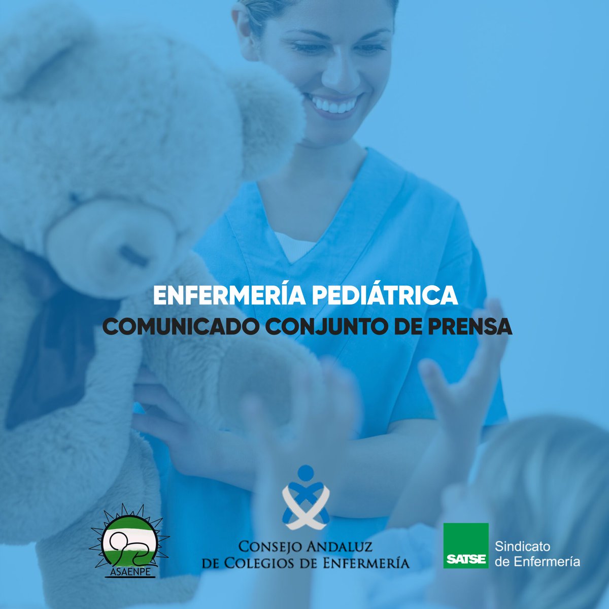 Colegio de Enfermería de Sevilla (@icoesevilla) on Twitter photo 📢 <a href="/consejo_andaluz/">Consejo Andaluz de Enfermería</a>, <a href="/SATSE_Andalucia/">SATSE Andalucía</a> y <a href="/ASAENPE/">Asociación Andaluza de Enfermería Pediátrica</a> instan al SAS a incorporar de forma urgente enfermeras especialistas en #Pediatría en todos los ámbitos asistenciales, #SevillaHoy
LEE🔽
ow.ly/z6Gf50U934I 📢 <a href="/consejo_andaluz/">Consejo Andaluz de Enfermería</a>, <a href="/SATSE_Andalucia/">SATSE Andalucía</a> y <a href="/ASAENPE/">Asociación Andaluza de Enfermería Pediátrica</a> instan al SAS a incorporar de forma urgente enfermeras especialistas en #Pediatría en todos los ámbitos asistenciales, #SevillaHoy
LEE🔽
ow.ly/z6Gf50U934I