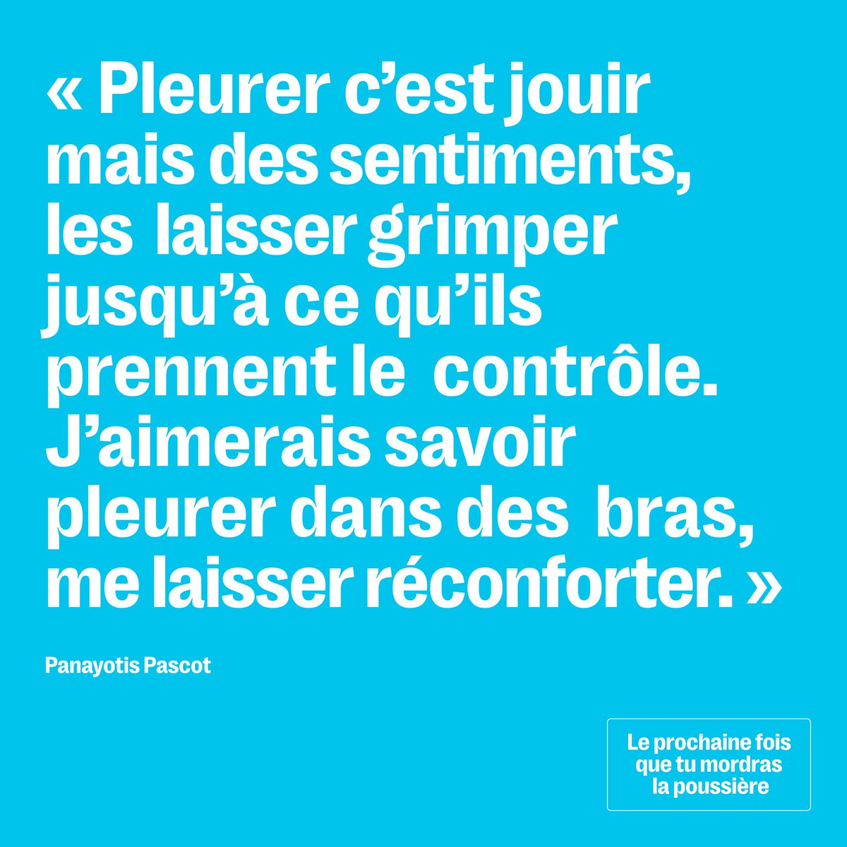 𝘓𝘢 𝘱𝘳𝘰𝘤𝘩𝘢𝘪𝘯𝘦 𝘧𝘰𝘪𝘴 𝘲𝘶𝘦 𝘵𝘶 𝘮𝘰𝘳𝘥𝘳𝘢𝘴 𝘭𝘢 𝘱𝘰𝘶𝘴𝘴𝘪𝘦̀𝘳𝘦 mis en scène par Paul Pascot, en ce moment au Petit Saint-Martin. 📖🎭

En savoir plus : bit.ly/3ANu2SX

#theatre #petitsaintmartin #panayotis