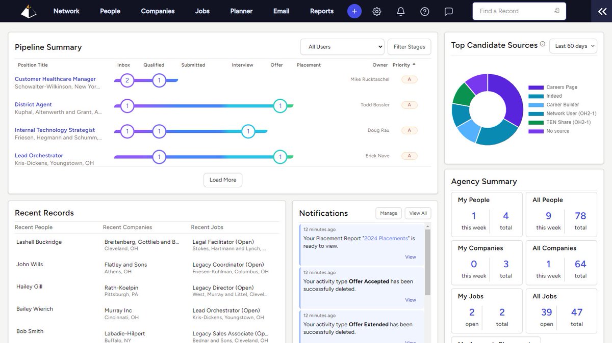 TopEchelon's tweet image. 🚀 Introducing TE Recruit, the all-new software for #recruiting agencies! Formerly known as Big Biller, we’ve evolved with a sleek NEW interface &amp;amp; powerful AI features. 💼

👉 ow.ly/jJeJ50U8XLG

#RecruiterSoftware #ATS #CRM #RecruitingSoftware #ExecutiveSearch #Headhunters