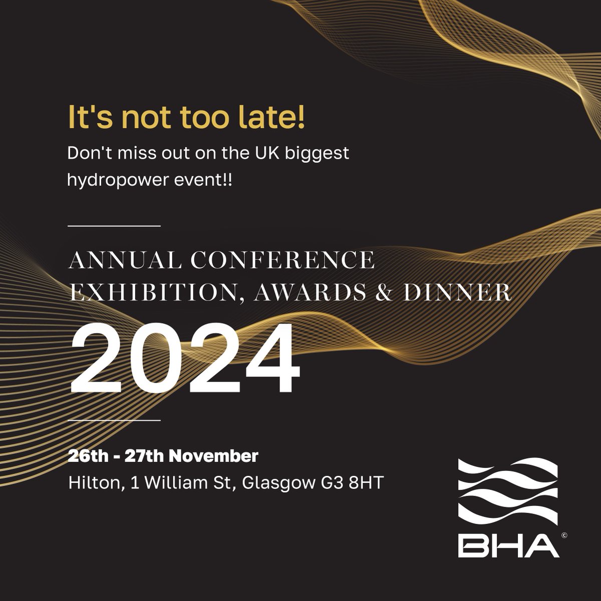 ✨BHA AC 2024: It's not too late!✨
 
With just over a week to go, it's not too late to register for the Hydropower event of the year!

Click the link below to find out more and register 👇 lnkd.in/eXpqGs32