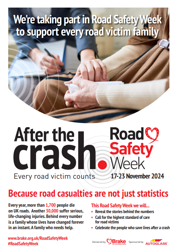 APIL's tweet photo. #RoadSafetyWeek begins. With 30,000 people facing severe, life-changing injuries yearly, APIL urges the ongoing compensation review to prioritise victims' lifelong needs. Full &amp; fair compensation is essential for all. Read the release:
👉https://t.co/vt6uRENkrO
#AfterTheCrash https://t.co/xVDM28tqeJ