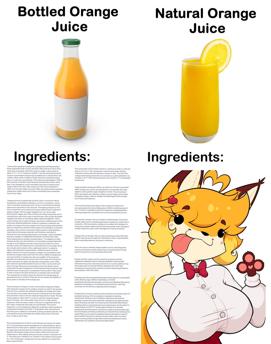JasminManticore's tweet photo. Know the difference 🍊 https://t.co/npa2bvZOvj