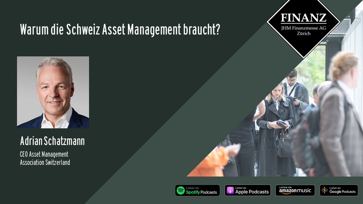 Warum die Schweiz Asset Management braucht? - Das berühmte Ausbildungsreferat der AMAS <a href="/AM_Switzerland/">Asset Management Association Switzerland</a> zum Thema, jetzt im Podcast. 

Speaker: Adrian Schatzmann 

open.spotify.com/episode/07uo7x…

#Finanzmesse #FINANZ24 #Finance #AssetManagement
