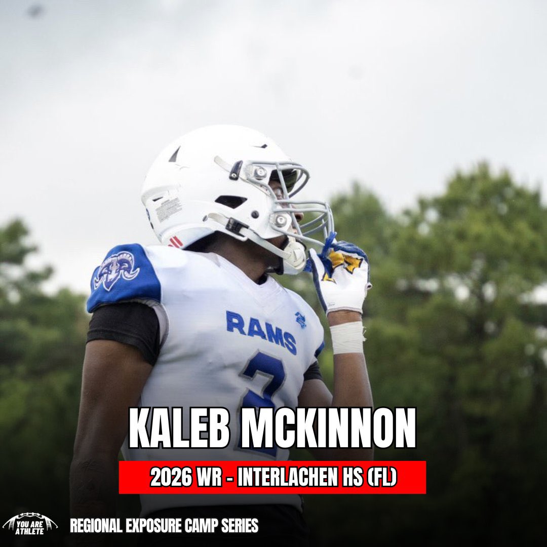 Kaleb K2 Mckinnon (@kingkaleb38) on Twitter photo Thank you to <a href="/youareathlete/">You Are Athlete</a> <a href="/ShockDoctor/">Shock Doctor</a> <a href="/RoadToHouston/">All-American Showcase</a> for the invite <a href="/CoachEGibson/">Coach Gibson</a> <a href="/InterlachenRams/">Interlachen Rams Football</a> Thank you to <a href="/youareathlete/">You Are Athlete</a> <a href="/ShockDoctor/">Shock Doctor</a> <a href="/RoadToHouston/">All-American Showcase</a> for the invite <a href="/CoachEGibson/">Coach Gibson</a> <a href="/InterlachenRams/">Interlachen Rams Football</a>