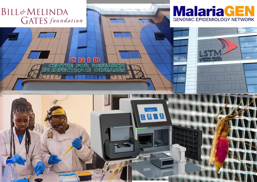 CRID awarded $5.5m from <a href="/gatesfoundation/">Gates Foundation</a>.
The Africa Centre for Vector Genomic (AVecGen) project will be implemented in collaboration with <a href="/LSTMnews/">LSTM</a> and <a href="/malariagenomics/">MalariaGEN</a>. It aims to support #CRID in building whole genome sequencing and analysis capacity for disease vectors.