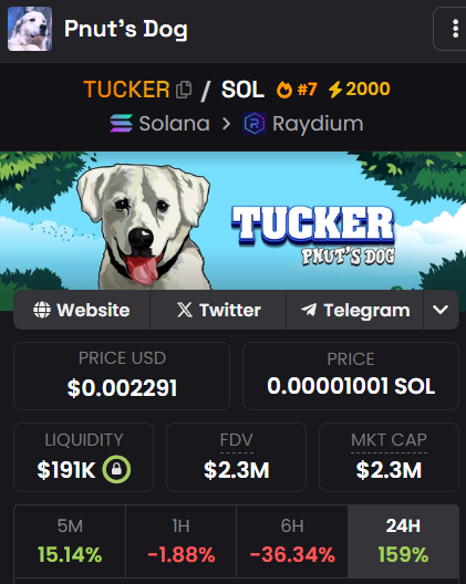 CryptoRugMunch's tweet photo. ⚠️ $TUCKER is another Yugu-backed scam that is very likely to go to 0 like all their other calls.

https://t.co/dwSJCCw4Zm https://t.co/KYrrGAwaOw