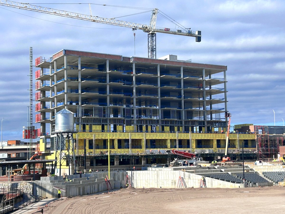 partnersdevelop's tweet photo. Progress continues on The Delaney building and the views are going to be amazing! https://t.co/OQfVTQYZ3b
