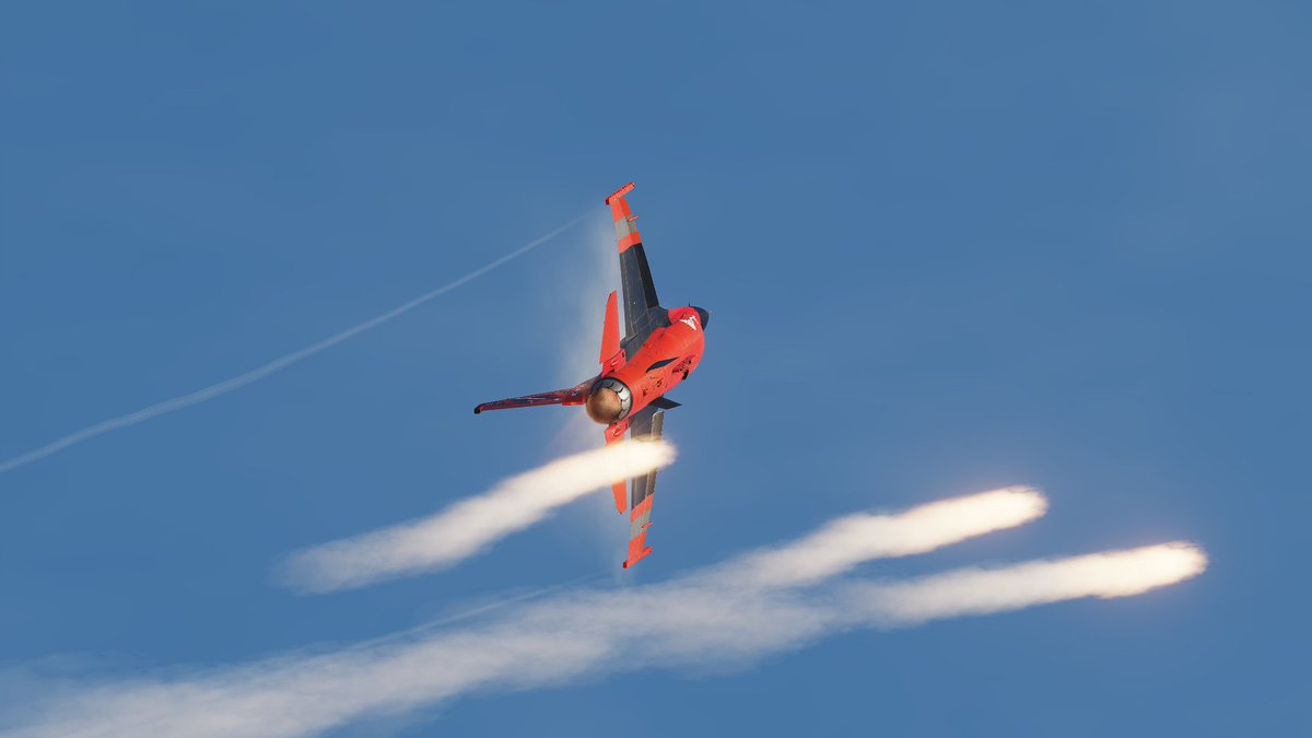 RedWolf_Demo's tweet image. The REDWOLF, piloted by &quot;EATER&quot;, performs graceful flight training using flares.
📸:@ROCKKU39
#DCS #DCSWorld #RedWolf_Demo