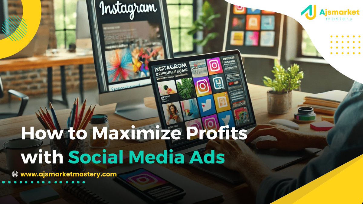 ajsmktmastery's tweet photo. How to Maximize Profits with Social Media Ads

https://t.co/Jb76zG4Mj1

#Facebook #Instagram #Meta #FacebookAds #InstagramMarketing #SocialMediaGrowth #DigitalStrategy #AdCampaigns #AdProfit #AjsMarketMastery https://t.co/I0GQIcsbZO