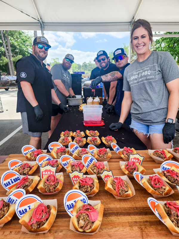 2024 HOUBBQ FEST: You'll never go hungry at a #HOUBBQ Festival when world-class teams like <a href="/bar_a_bbq/">Bar-A-BBQ</a> @thasscoupe, <a href="/calebabercrombi/">caleb abercrombie</a> are serving the good stuff. This is what barbecue is all about. #2024HOUflashback Photo by @theridewithjr.
