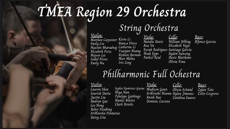 Shoutout to our incredible Gladiators who earned spots in the Region 29 Orchestra! 🎻✨ Your hard work, dedication, and countless hours of practice paid off. We’re so proud of you—way to represent! #GladiatorPride #Region29Orchestra