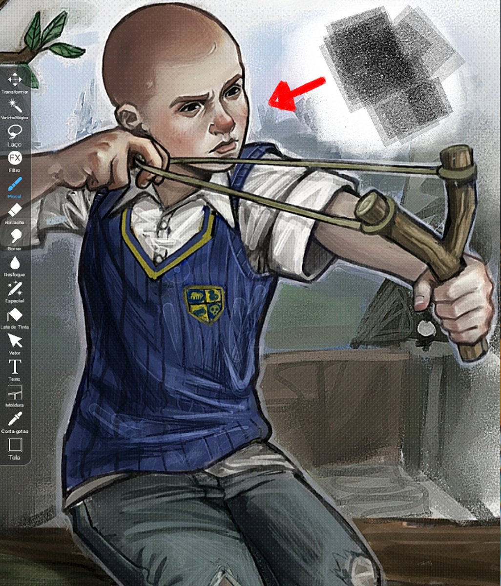 como pode esse brush lascado horroroso ser tão bom pra pintura
