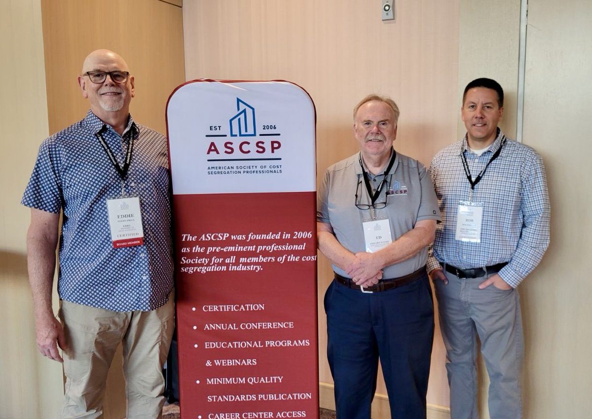 CRSCostSeg's tweet photo. CRS’ managing director Robert Rahner and senior project engineer Hazem Tawfik spent an informative and fun few days at the annual American Society of Cost Segregation Professionals' conference last week in Tempe, AZ. Looking forward to doing it all again next year! https://t.co/jc1DiyWva2