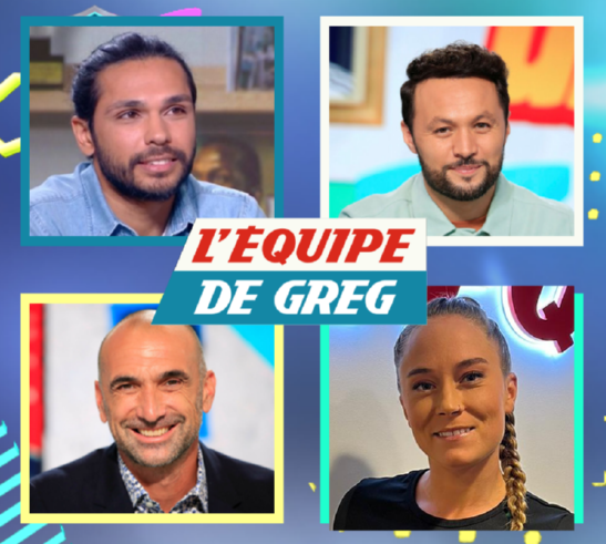 L'ÉQUIPE de Greg (@lequipedegreg) on Twitter photo 🎬LES CHRONIQUEURS DU JOUR 🎬
Autour de <a href="/GregoryAscher/">Grégory Ascher</a> :
<a href="/KarimBennani_/">Karim Bennani</a>
@TremoulinasB
Jérôme Alonzo
<a href="/CLorgere/">Charlotte Lorgeré</a>
Sans oublier <a href="/RaphaelSebaoun/">Raphael Sebaoun</a> et @aliciadauby3 pour les infos foot'
❓<a href="/georgesquirino/">Georges Quirino Chaves</a> pour le Pourquoi ❓
Le Petit Filet d'<a href="/antoine_pino/">Pino</a> 😂
RDV 18h20 ⏲️
#EDG 🎬LES CHRONIQUEURS DU JOUR 🎬
Autour de <a href="/GregoryAscher/">Grégory Ascher</a> :
<a href="/KarimBennani_/">Karim Bennani</a>
@TremoulinasB
Jérôme Alonzo
<a href="/CLorgere/">Charlotte Lorgeré</a>
Sans oublier <a href="/RaphaelSebaoun/">Raphael Sebaoun</a> et @aliciadauby3 pour les infos foot'
❓<a href="/georgesquirino/">Georges Quirino Chaves</a> pour le Pourquoi ❓
Le Petit Filet d'<a href="/antoine_pino/">Pino</a> 😂
RDV 18h20 ⏲️
#EDG