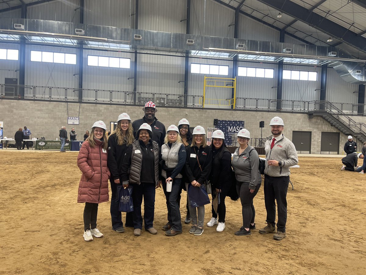 Michigan Works! SE crew at OE324, celebrating National Apprenticeship Week at construction trades event. #MiSTEM, #MichiganWorksSE, #OE324, #MiTEMRegion2, #constructionworker, #Apprenticeship