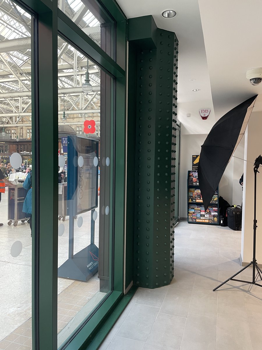 Pleased that the Travel Centre project did not fully box in the original column holding up the building range. A before and after.