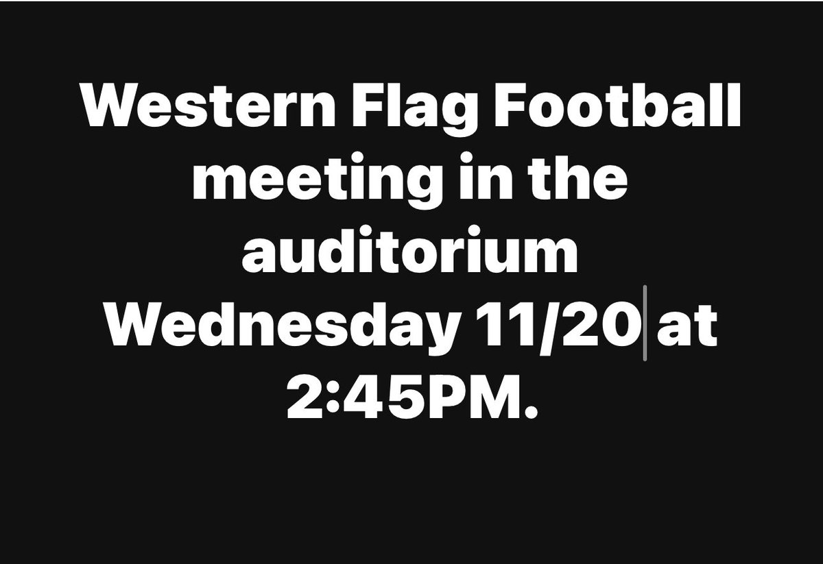 WesternFlagFootball (@westernflagfb) on Twitter photo 