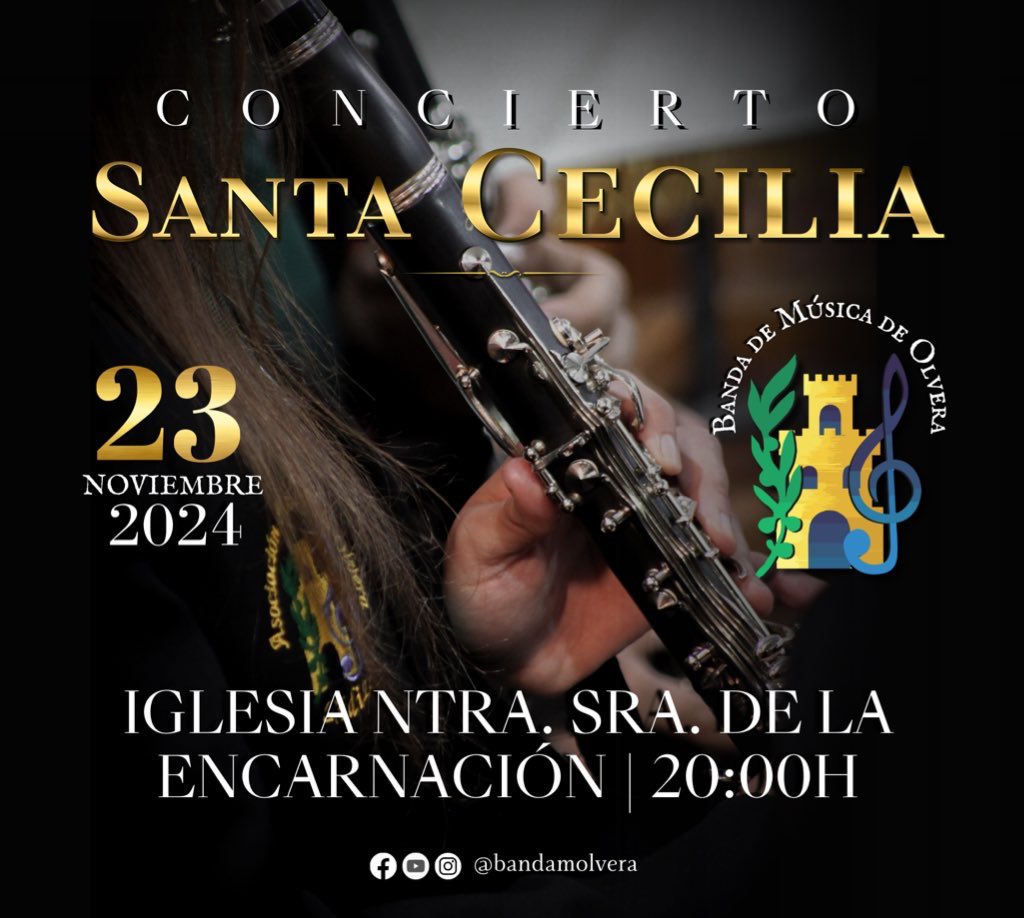 BM Olvera (@bandamolvera) on Twitter photo Un #homenaje siempre merece algo #grandioso, por ejemplo ๐ผ๐๐ฌ๐ฉ๐ขฬ๐ซ๐ข๐ญ๐ฎ ๐๐๐ง๐ญ๐จ de โ๐ผ๐๐๐๐ฅ๐จ ๐๐ฃ๐๐๐ ๐
๐Parroquia Ntra Sra de la Encarnaciรณn
๐23 de noviembre
๐ข๐๐:๐๐๐ก
๐ธ @ Hdad_Redencion
#๐๐ฅ๐ฏ๐๐ซ๐๐๐ฎ๐๐ง๐ #๐๐๐ง๐ญ๐๐๐๐๐ข๐ฅ๐ข๐ #Concierto Un #homenaje siempre merece algo #grandioso, por ejemplo ๐ผ๐๐ฌ๐ฉ๐ขฬ๐ซ๐ข๐ญ๐ฎ ๐๐๐ง๐ญ๐จ de โ๐ผ๐๐๐๐ฅ๐จ ๐๐ฃ๐๐๐ ๐
๐Parroquia Ntra Sra de la Encarnaciรณn
๐23 de noviembre
๐ข๐๐:๐๐๐ก
๐ธ @ Hdad_Redencion
#๐๐ฅ๐ฏ๐๐ซ๐๐๐ฎ๐๐ง๐ #๐๐๐ง๐ญ๐๐๐๐๐ข๐ฅ๐ข๐ #Concierto