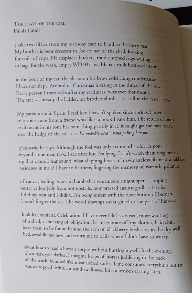 Thank you so much to the <a href="/MunLitCentre/">Munster Literature Centre</a> for including this poem in the latest Southword. Thanks also to Elaine Feeney for giving it a high commendation in the Cúirt New Writing Prize, and eternal gratitude to <a href="/VKennefick/">Dr Victoria Kennefick (She/Her)🍉</a> for selecting it for the Single Poem Award at Writers Week.