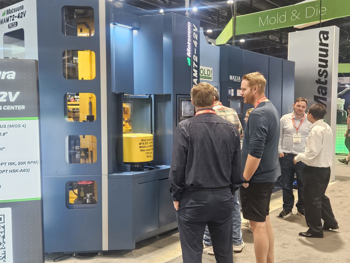 MatsuuraUSA's tweet photo. At Matsuura, we can help you learn how to understand and evaluate the benefits and payback of Matsuura’s latest 5-axis technology.
https://t.co/s0SoyTczim.
#MatsuuraUSA #Matsuura
#SelwayMachineTool #ProductivityInc #YamazenInc https://t.co/ksm7BPfPrN