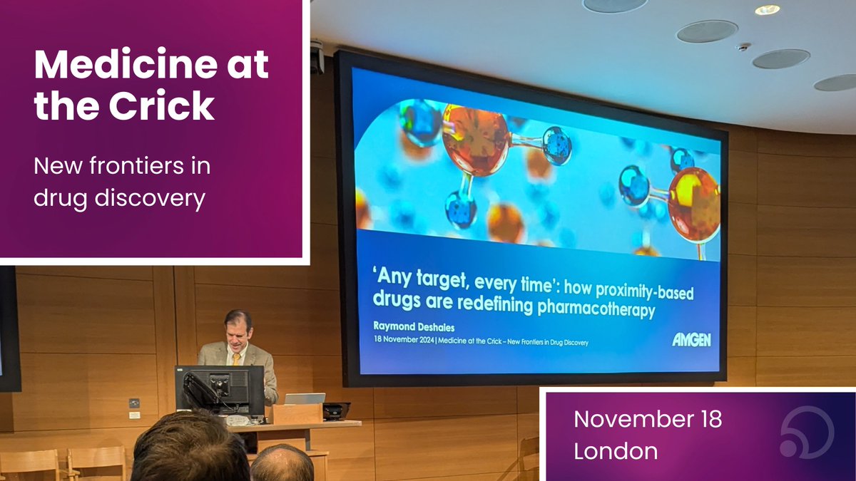 PhoreMost (@phoremostltd) on Twitter photo Our team is in London for the 15th edition of #MedicineAtTheCrick!
Hosted by <a href="/TheCrick/">The Francis Crick Institute</a>, today’s symposium explores new frontiers in drug discovery.
Get in touch ➡️ phoremost.com/contact Our team is in London for the 15th edition of #MedicineAtTheCrick!
Hosted by <a href="/TheCrick/">The Francis Crick Institute</a>, today’s symposium explores new frontiers in drug discovery.
Get in touch ➡️ phoremost.com/contact