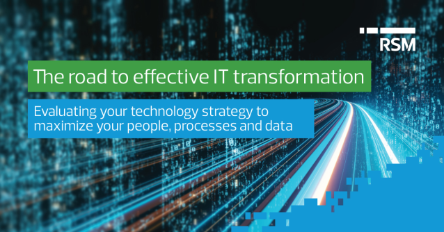 Technology plays a crucial role in business success and developing an environment for evolution and transformation is important. RSM’s technology assessment provides unprecedented visibility into your IT department. Learn more: rsm.buzz/4hSO3bs
