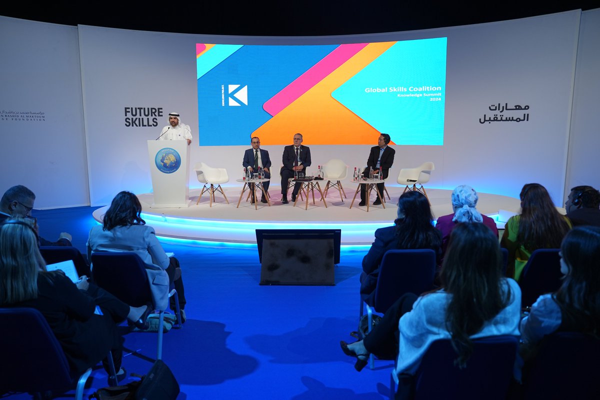 KnowSummit's tweet image. The &quot;Global Skills Coalition&quot; session was held at #KnowledgeSummit24 with the participation of Jamal bin Huwaireb CEO, MBRF, H.E. Dr. Abdallah Al Dardari Assistant Secretary-General, United Nations, and Assistant Administrator and Director of the Regional Bureau for Arab States,…