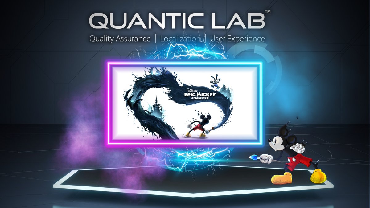 QuanticLabRo's tweet image. ✨Happy birthday, Mickey, and here’s to more adventures! 🖌️✨
#MickeyMouseDay #EpicMickeyRebrushed #QuanticLabTeam #QualityAssurance