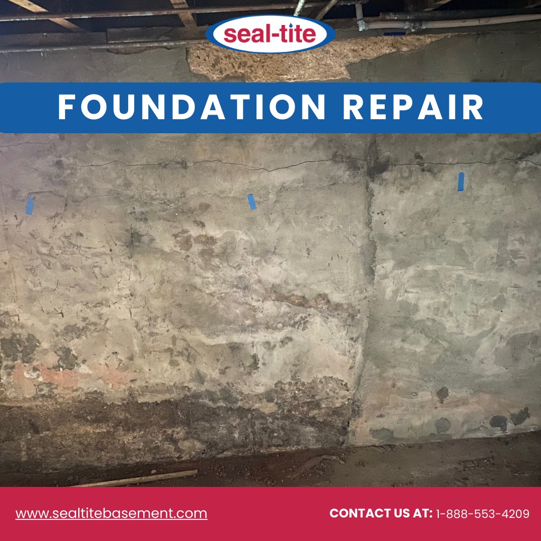 Sealtitebsmt's tweet photo. Foundation problems can worsen over time and lead to costly repairs. Don't wait—schedule a foundation inspection with Seal-Tite today and protect your home! 

Learn more about our foundation repair services: https://t.co/hY6kwWhs7X  

#FoundationRepair #HomeProtection https://t.co/C9paGuww0i