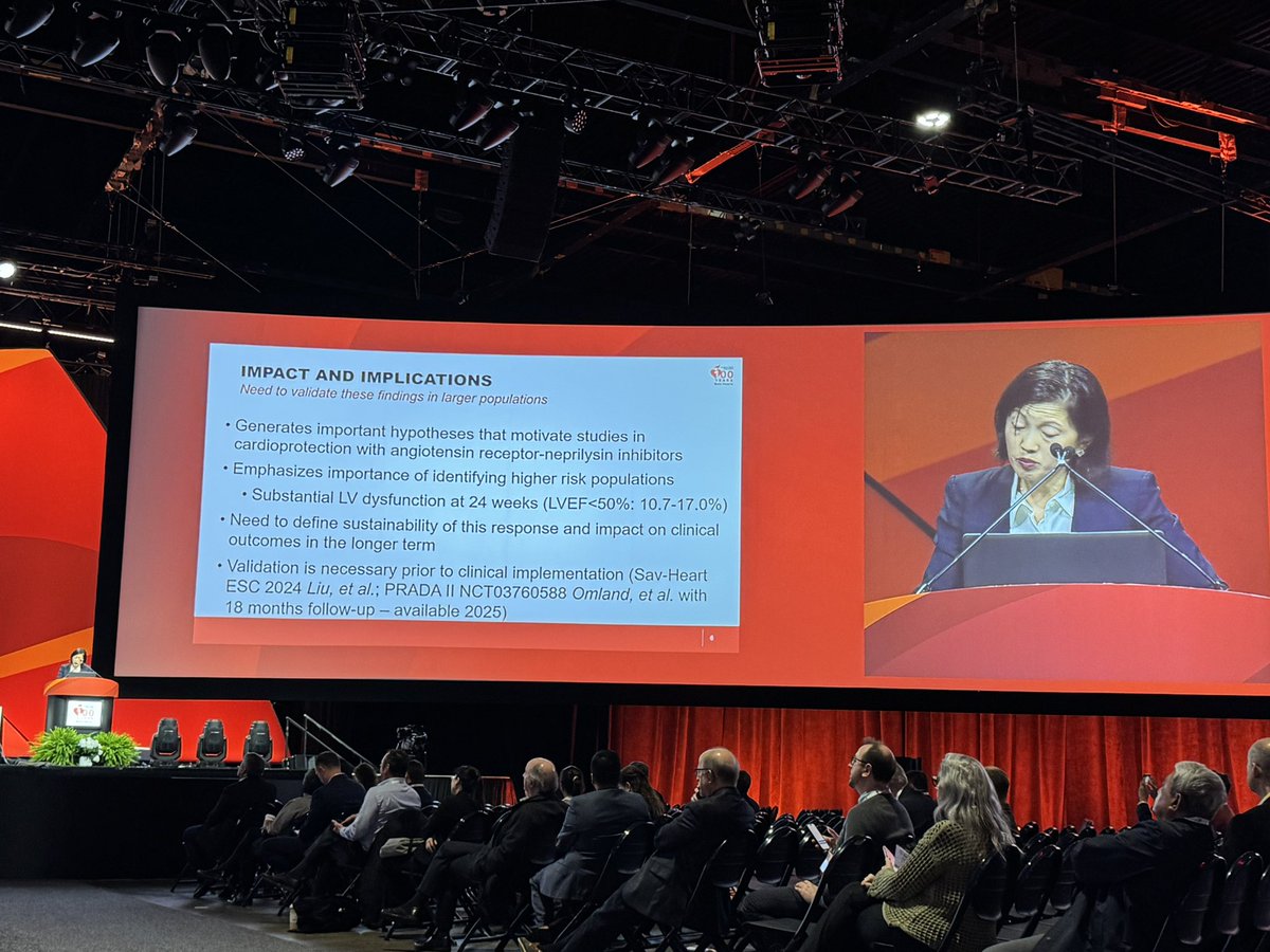 JACC Journals (@jaccjournals) on Twitter photo #JACCCardioOnc EiC Dr. Bonnie Ky <a href="/PennThalheimer/">The Penn Thalheimer Center for Cardio-Oncology</a> on next steps regarding SARAH trial, #AHA24:
🔹Advance precision medicine
🔹Identify high-risk populations who benefit from cardioprotection
🔹Develop rigorous consensus definitions of clinically relevant endpoints
🔹Define impact #JACCCardioOnc EiC Dr. Bonnie Ky <a href="/PennThalheimer/">The Penn Thalheimer Center for Cardio-Oncology</a> on next steps regarding SARAH trial, #AHA24:
🔹Advance precision medicine
🔹Identify high-risk populations who benefit from cardioprotection
🔹Develop rigorous consensus definitions of clinically relevant endpoints
🔹Define impact