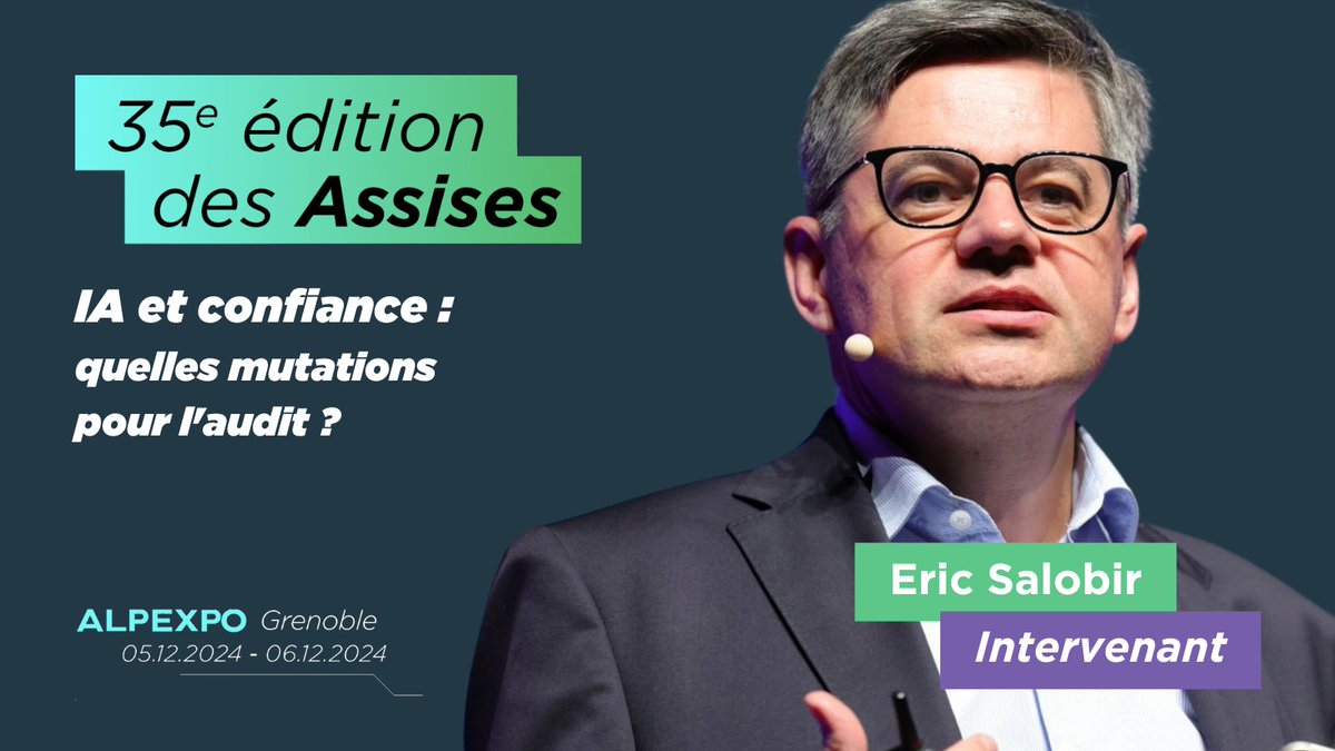 Les #AssisesCNCC accueilleront <a href="/frEricOP/">Eric Salobir</a>, prêtre, président du comité exécutif de la <a href="/HumanTechF/">Human Technology Foundation</a>, fondateur d’Optic Technology et membre du @CNNum.
📅 Retrouvez son intervention le 5/12 en fin d’après-midi.

🔗 Informations et inscriptions : assises-cncc-2024.fr