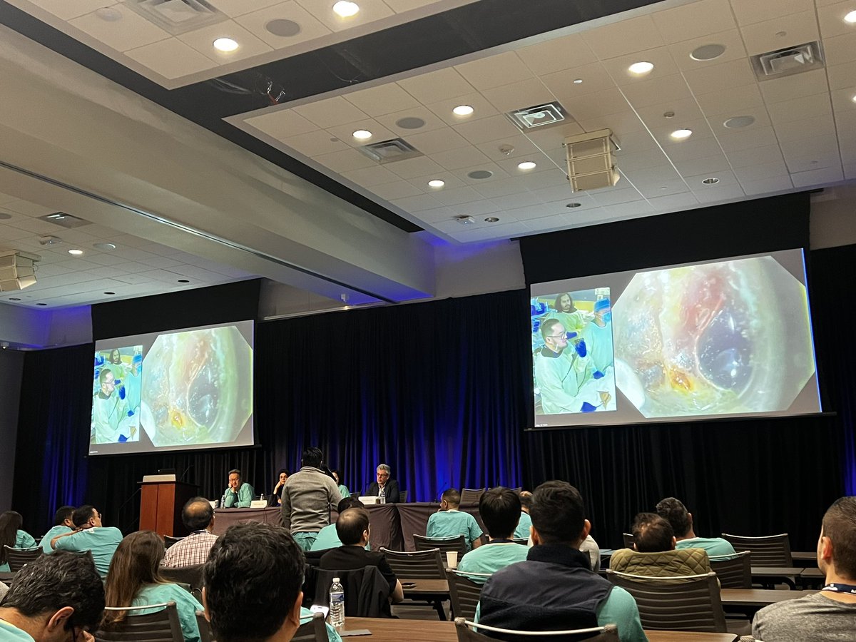 Abdullah Abbasi, MD (@abdullahaabbasi) on Twitter photo 📺 cases now!
<a href="/DennisYangMD/">Dennis Yang, MD, FACG,AGAF,FASGE</a> demonstrating resection of large circumferential lesion.
✅ Lesion assessment
✅ Bleeding mx and use of RDI
✅ Resection planning and using mucosal bridges on the side to help dissection.
<a href="/MahamHayatMD/">Maham Hayat, MD</a> 📺 cases now!
<a href="/DennisYangMD/">Dennis Yang, MD, FACG,AGAF,FASGE</a> demonstrating resection of large circumferential lesion.
✅ Lesion assessment
✅ Bleeding mx and use of RDI
✅ Resection planning and using mucosal bridges on the side to help dissection.
<a href="/MahamHayatMD/">Maham Hayat, MD</a>
