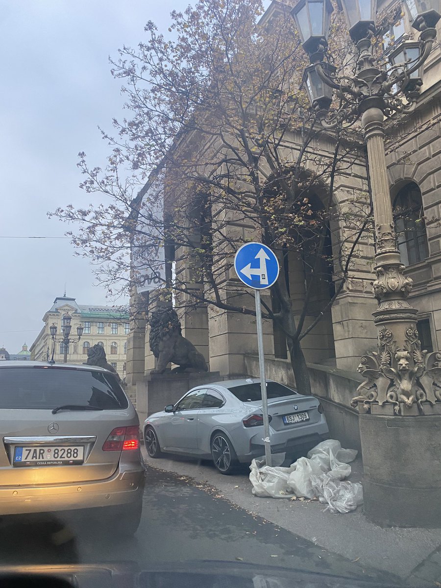 Někdy je nutkání zajet si za kulturou do Rudolfina prostě silnější než zákaz parkování.