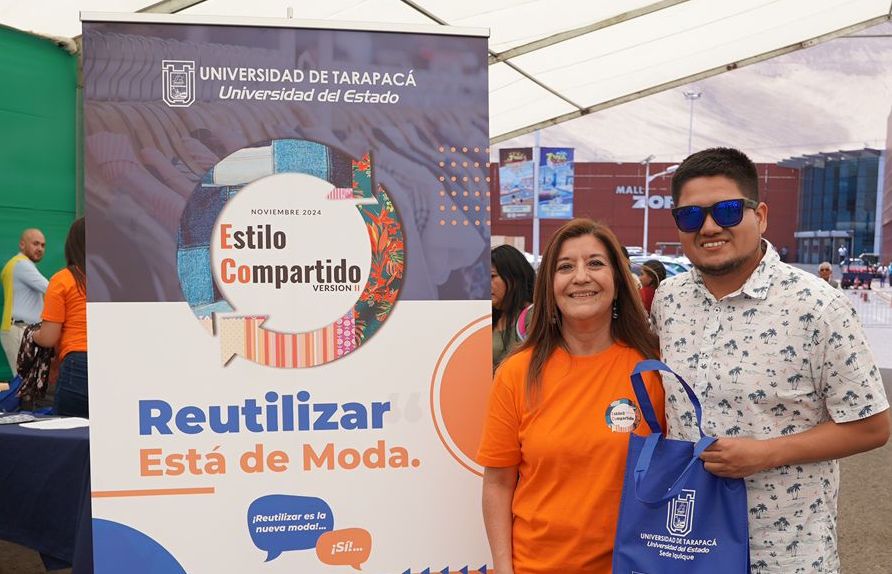 circular_tec's tweet photo. ⭕️👕 ¡En @Circular_Tec apoyamos la sostenibilidad!
El 15 de noviembre fuimos auspiciadores de #EstiloCompartido, organizado por la @UTarapaca (sede Iquique) en el Mall @Zofri_SA. La actividad promovió el intercambio y la reutilización de ropa para un consumo consciente. https://t.co/2WH5DvuFZs