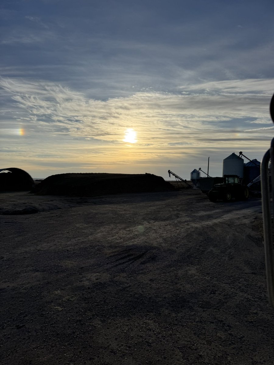 It’s a little warm for sun dogs