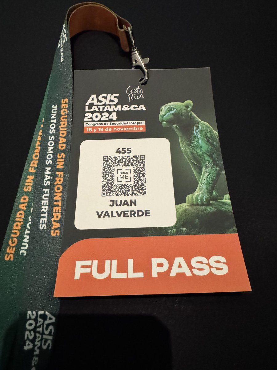 JuanFValverde's tweet photo. Congreso de Seguridad Integral de ASIS International, hoy llevamos entrevistas de @WZ_Training a LATAM https://t.co/hVpQZeBl1w